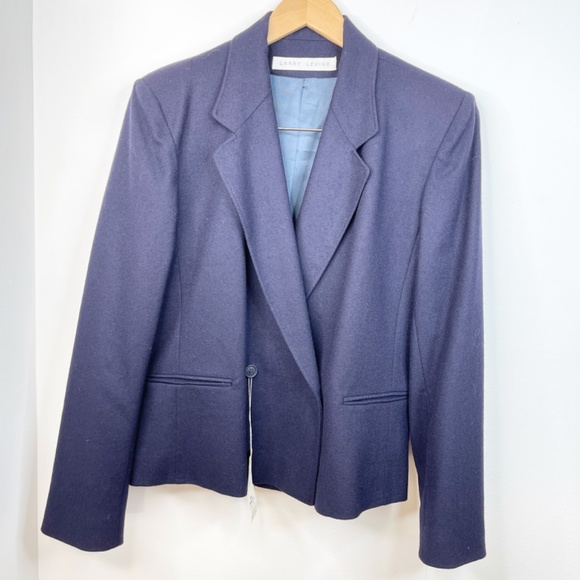 NWT- Larry Levine 100% Wool Blazer & Pleated Skirt– Size 14 ✨ - Picture 2 of 14